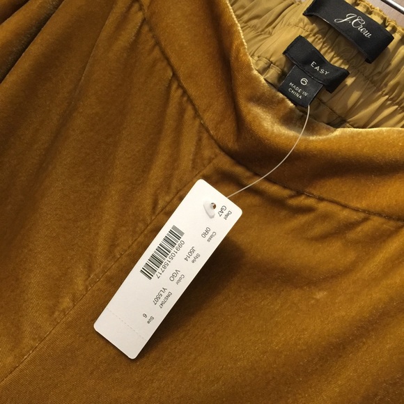 JCREW VELVET PULL ON PANT SZ 6 NWT - Picture 4 of 7